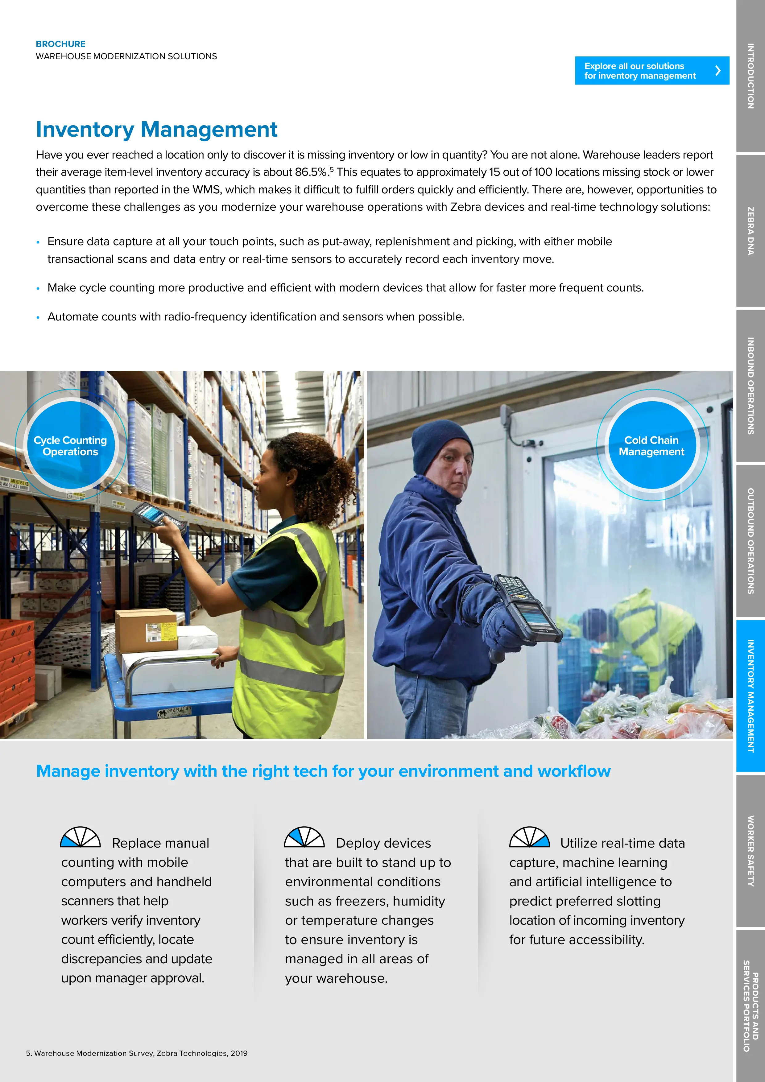Zebra Warehousing Solutions Brochure (A4)