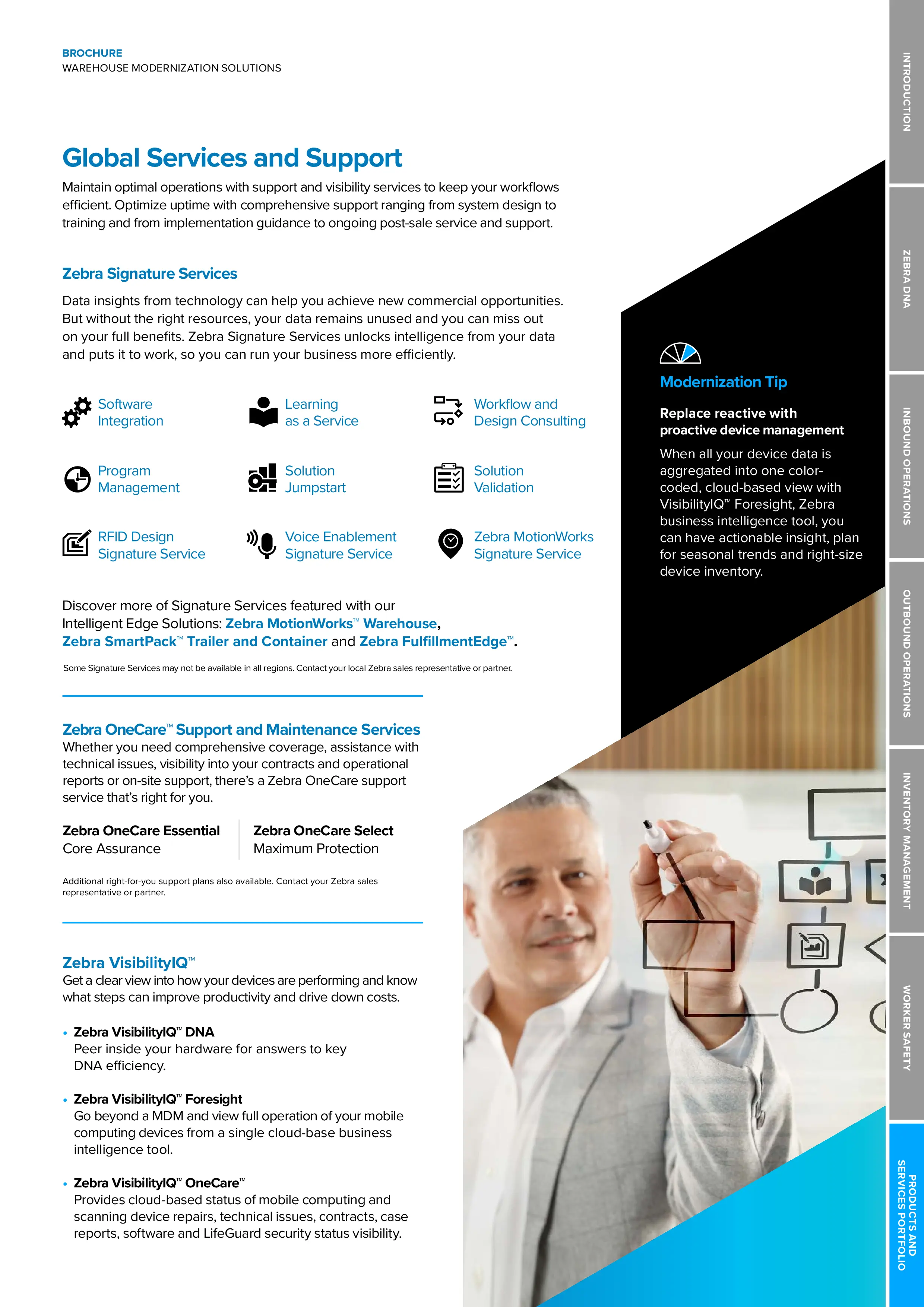Zebra Warehousing Solutions Brochure (A4)