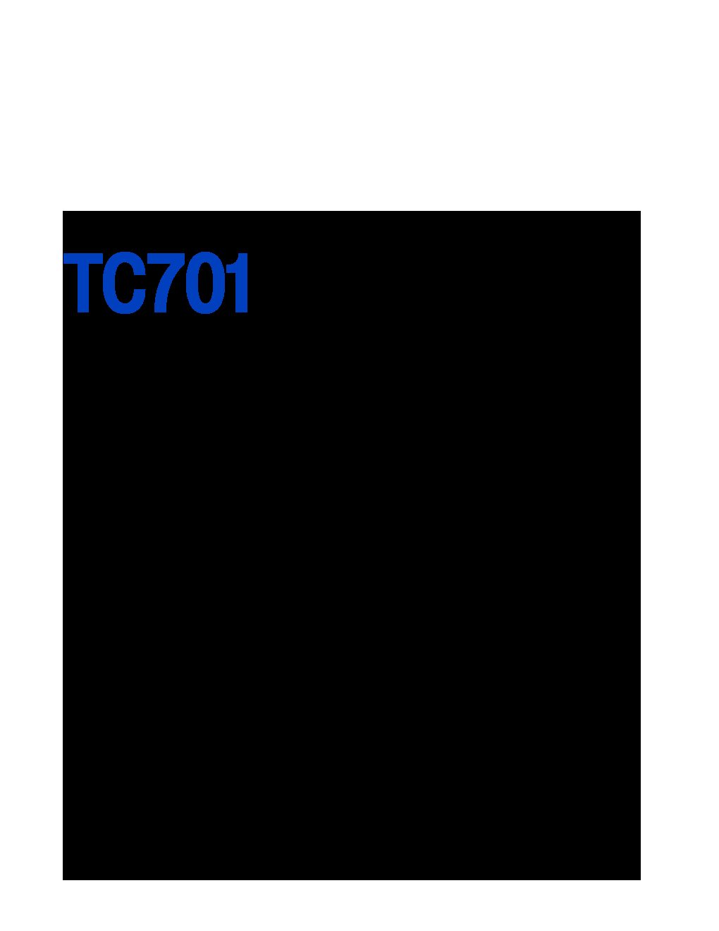 Zebra TC701 official diagram 1